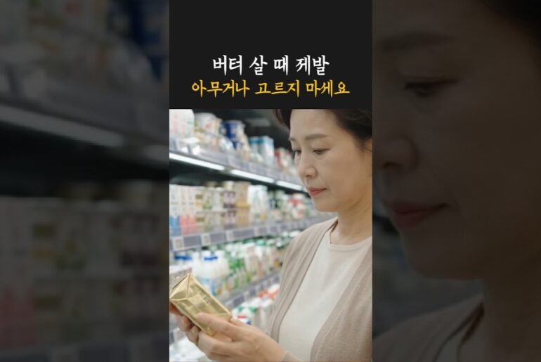마트에서 '이 단어' 없는 버터 샀다간 팜유 덩어리 먹는 꼴입니다