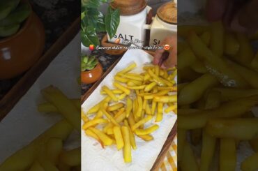 Crispy French Fries 🍟 | Ghar Pe Itne Crispy Kaise#shorts #recipe #aloo #snacks #tea #trending #fries
