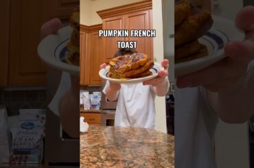 ￼PUMPKIN 🎃FRENCH 🇫🇷TOAST🍞 #frenchtoast #frenchtoastrecipe #pumpkin #food #recipes #recipe