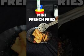 Mini French Fries 🍟🔥 | Real Cooking in a Tiny Kitchen | Miniature Cooking #shorts