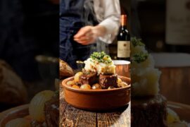 From Seared Beef to French Boeuf Bourguignon – Full Wine Braised Comfort Food Process #food #cooking