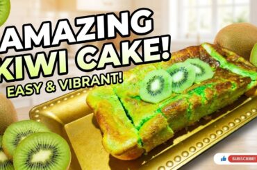 Kiwi Cake Recipe | French vanilla and Kiwi cake | Cake Recipe
