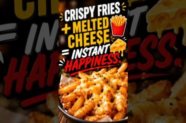 Cheesy Fries 🍟🧀 | Crispy French Fries with Melted Cheese! #Shorts
