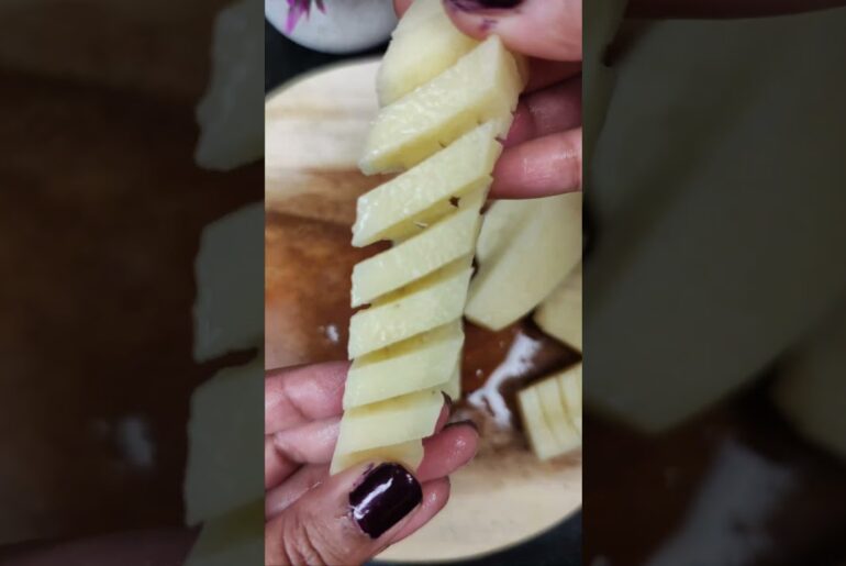 crispy potato, Korean French fry #shorts #viral #shortvideo #fyp #potato recipe