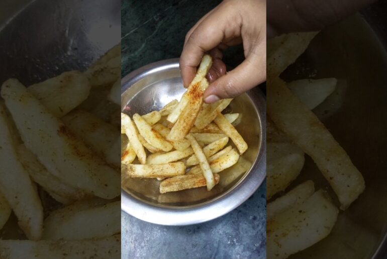 home made french fries🍟 #shorts #ytshorts #recipe #cooking #food #frenchfries