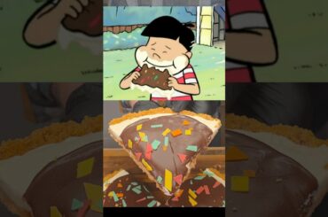 Sprinkle Studded Chocolate Frosted Icecream Slices!🍦🍕 #shorts #icecream #pizza #clifford