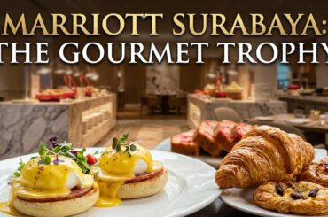 Inside JW Marriott Surabaya 🇮🇩 Full Hotel Tour + The Gourmet Trophy Restaurant Review