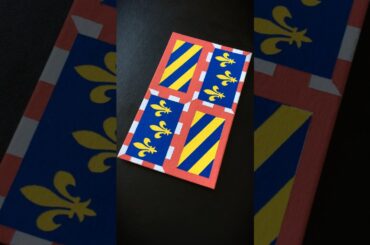 BURGUNDY Flag Drawing 🇫🇷 | French Historical Region Flag