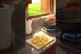 Day 4: 🍟 Crispy Golden French Fries #cooking #kitchen #recipes #viral #youtubeshorts #youtube