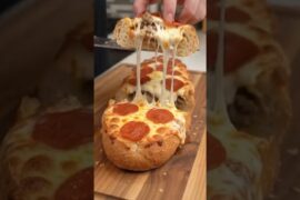 Making a French bread meat lovers pizza #recipe #food #chefsnextdoor