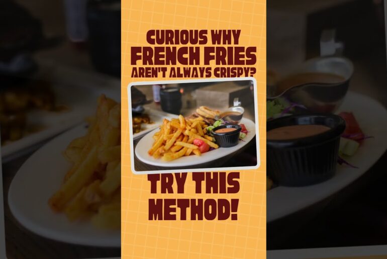 How to get the perfect crunch on your fries #shorts #foodie #cooking