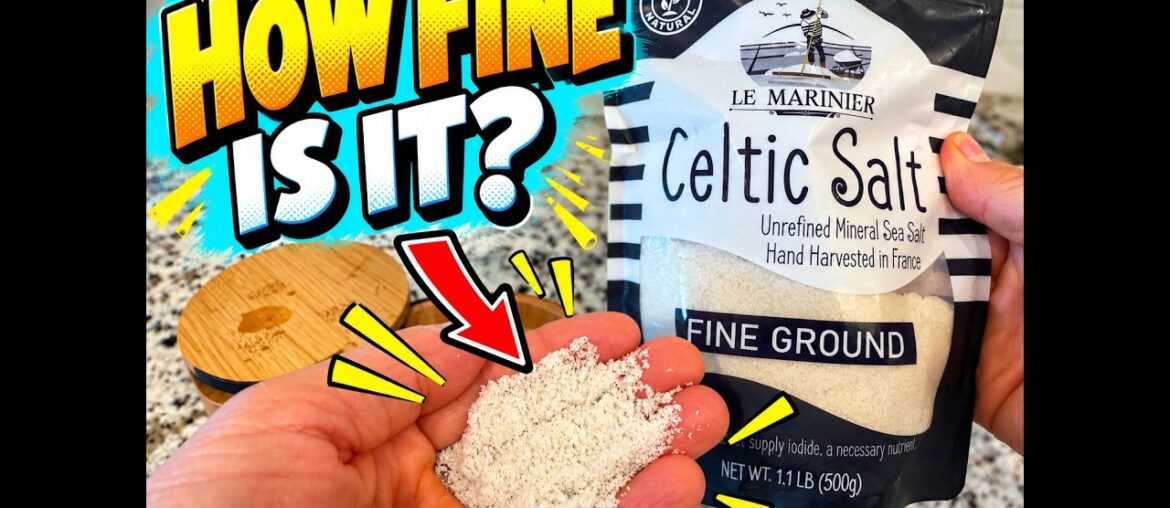 Is Le Marinier Celtic Salt REALLY Fine? | Texture Test Is Le Marinier Celtic Salt REALLY Fine? | Texture Test