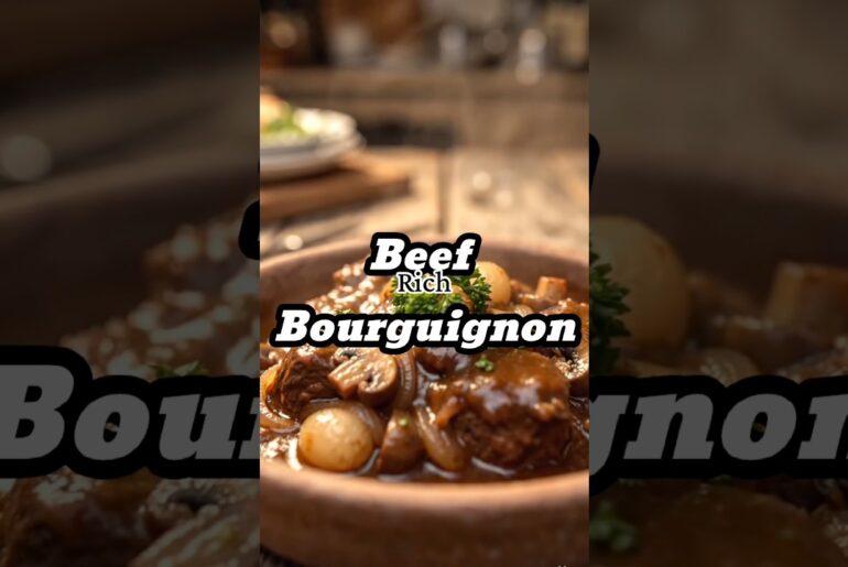 🥩 Beef Bourguignon | Classic French Beef Stew The 1999 Chef 👨‍🍳