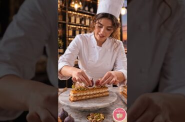 How a Luxury Honey Pistachio & Fig Mille-Feuille Is Made | Full Pastry Process.
