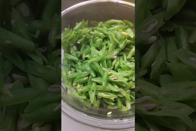 Stir-Fried French Beans #frenchbeansrecipe #frenchbeans #shortsfeed #shorts #shortsviral