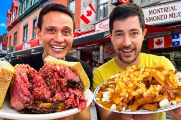 Why Montreal Is Canada's BEST Food City!! (Smoked Meat, Bagels & Poutine)