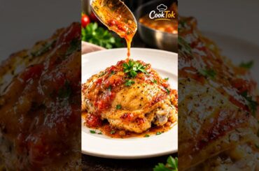 🍗 Chicken Chasseur | Classic French Hunter’s Chicken | French Cuisine #Shorts