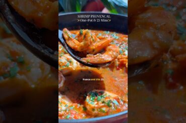 Shrimp, but make it bougie and French (Shrimp Provençal)