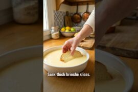 Chestnut Spread French Toast | Easy French Brioche Breakfast Recipe