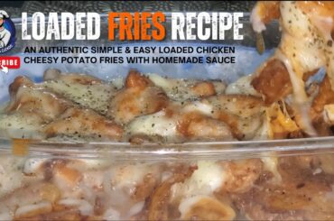 Loaded Fries Recipe | Cheesiest Potato French Fries | Loaded Chicken French Fries | Potato Pizza