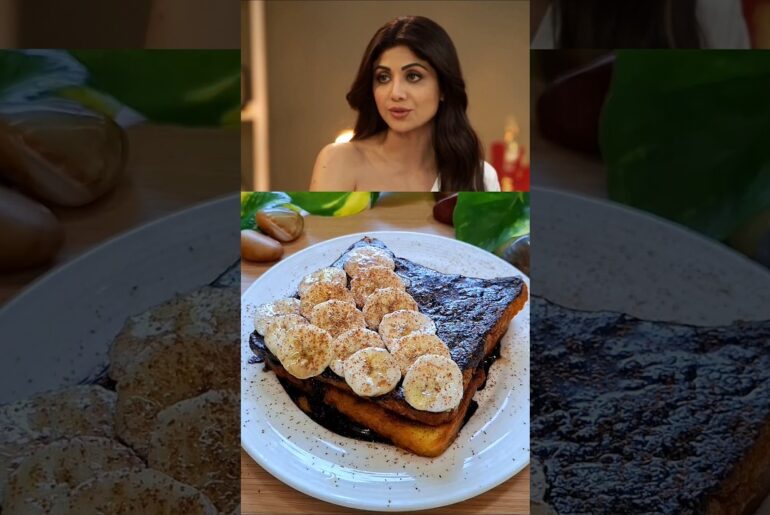 Try Shilpa Shetty's Favourite French Toast Recipe 🍞 #shorts #recipe #bread