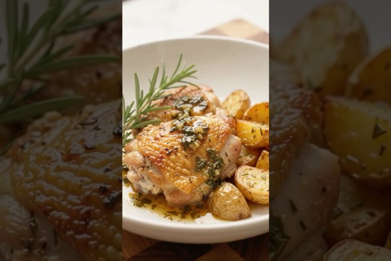 French Style Chicken And Potatoes | Chicken And Potatoes | Easy Dinner Recipe | #chickenrecipe