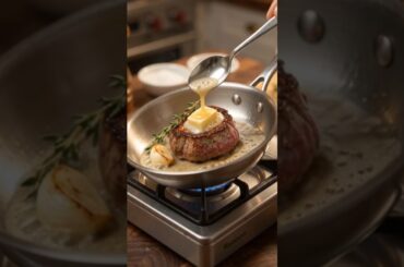 Tiny French Beef Tenderloin 🥩🍷 | Fine Dining #TinyCooking #FineDining #BeefTenderloin #CookingASMR
