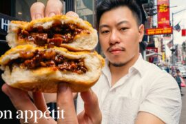 This Pork Bun is the #1 Street Food in Chinatown NYC | Street Eats | Bon Appétit