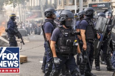 SEE IT: Police attempt to BREAK UP riots in France