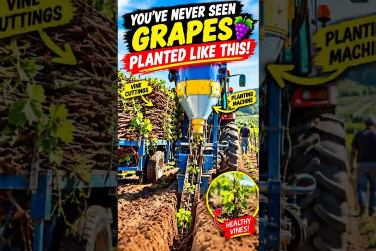 ​Why Do French Farmers Use This Genius Machine For Vineyards?#Agriculture #FarmingTech