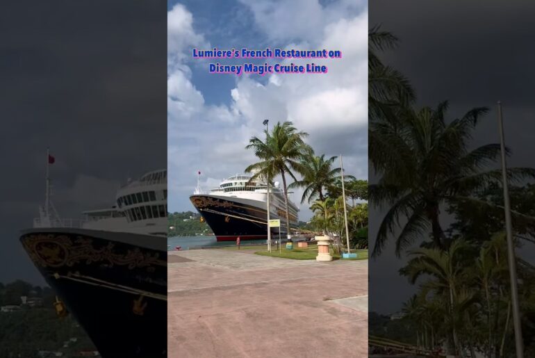 Lumiere's French Restaurant on Disney Magic Cruise Line #disney #disneycruise #disneycruiseline