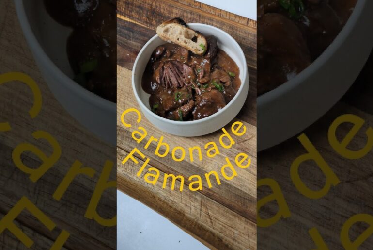 A stew cooked in beer? This is Carbonade Flamande 🍺