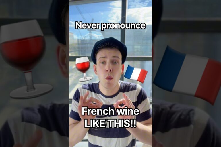 NEVER pronounce French wine like this! 🍷😭