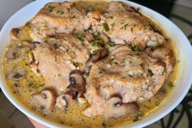 Homemade Chicken Fricassee | A classic French comfort food with a New Orleans twist