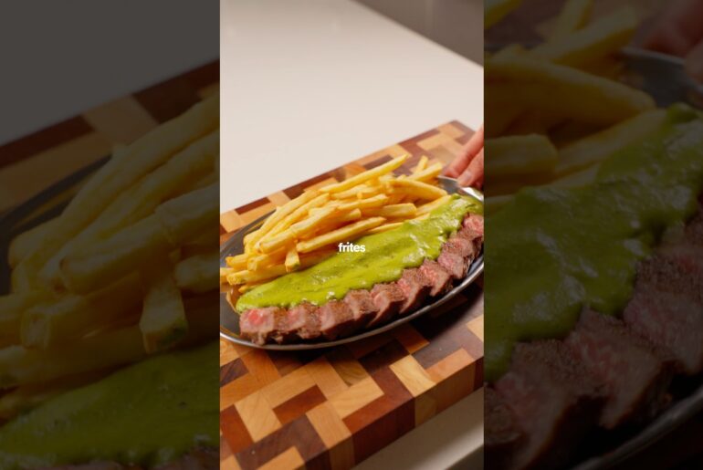 Steak Frites with Entrecote Sauce 🥩🇫🇷