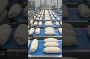 How French Baguettes Are Made in a Massive Bakery Factory😱😱 #baguettes #french #technology