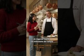She Met Her Favorite Chef in French 👨‍🍳🇫🇷 | 30-Second Conversation (A2)