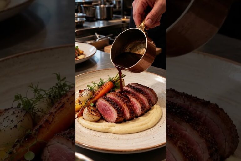 French Duck Breast 🇫🇷 The Perfect Red Wine Jus! 🍷🔥
