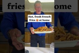Cooking French fries chips at home is easier with a fry cutter