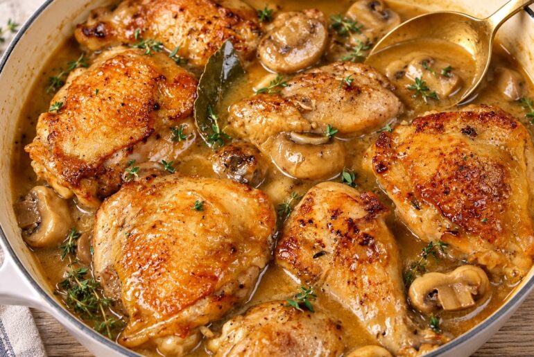 The Most Delicious French Chicken Recipe! Try Making It Like This!