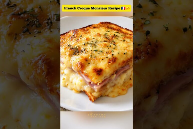 French Croque Monsieur Recipe 🇫🇷🧀