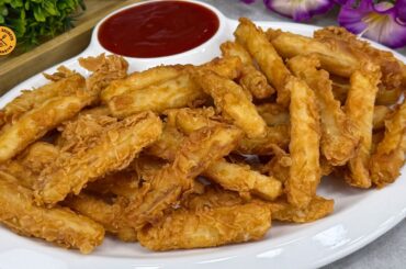 Crispy Potato Zinger Fries Recipe | French Fries Recipe | Easy Potato Snacks | Potato Recipe