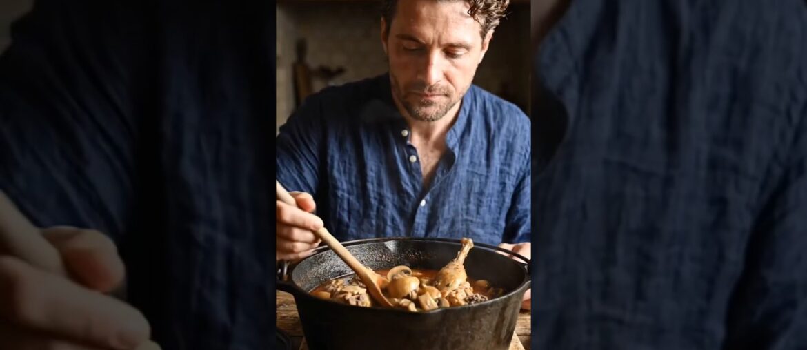 Coq au Vin 🍷🇫🇷 — French comfort food at its finest! 🍗✨ #coqauvin #food #eating #trendingnow #viral