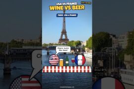 USA vs FRANCE: WINE vs BEER 🇺🇸🍺🇫🇷🍷 #countryballs  #viral