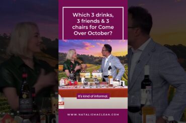 Which 3 drinks, 3 friends & 3 chairs for Come Over October?