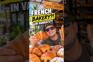 Why Is the French Bread SO Good in Vanuatu?! 🇻🇺🥐#vanuatu #croissant #frenchcuisine