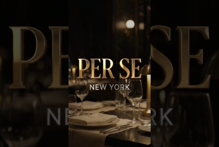 “PER SE, NEW YORK — UP TO $800+ PER PERSON” — Ultra-realistic 8K UHD HDR showcase of Chef Thomas
