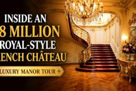 Small French Château Tour: Orangery, Wine Cellar & Formal Garden
