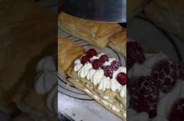 French Mille-Feuille ✨ Crispy Layers & Silky Cream