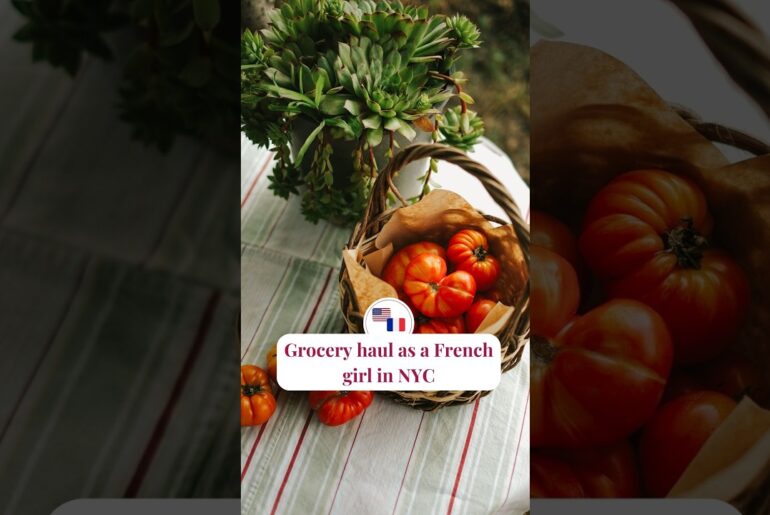 Grocery haul in NYC as a French girl